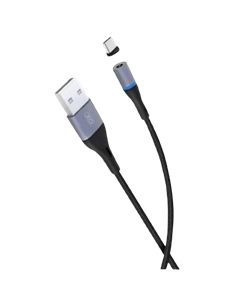 Cablu încărcare și sincronizare XO NB125, USB Type-A/USB Type-C, 1m, Negru 2
