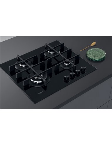 Газовая варочная панель Whirlpool GOWL 628/NB, Чёрный