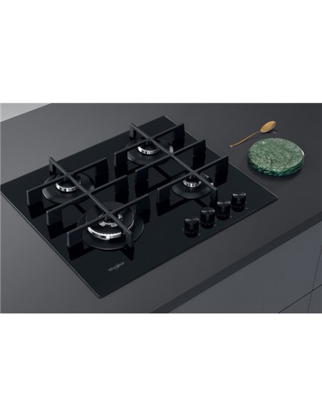 Газовая варочная панель Whirlpool GOWL 628/NB, Чёрный