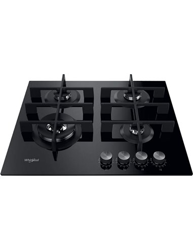 Plită pe gaz Whirlpool GOWL 628/NB, Negru