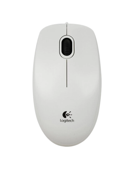 Mouse Logitech B100, Alb