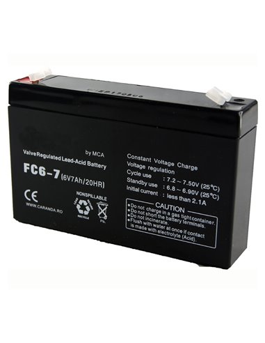 Acumulator UPS Ultra Power GP, 6V, 7Ah