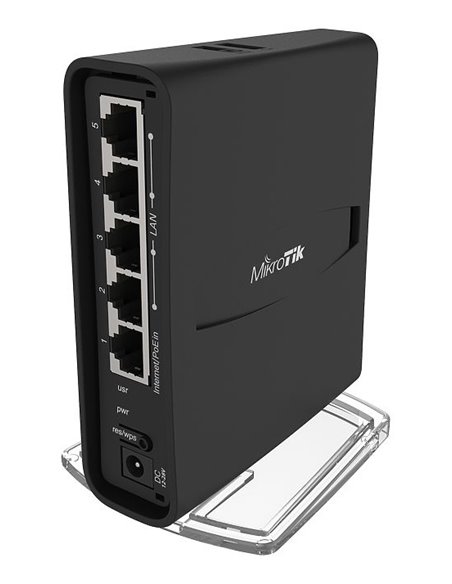 Router fără fir MikroTik hAP AC2, Negru