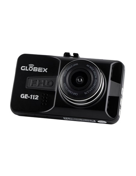 Cameră auto DVR Globex GE-112, Full-HD 1080P, Negru
