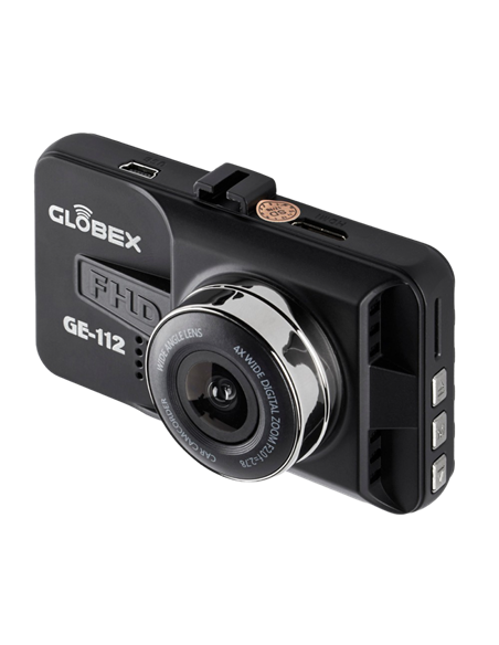 Автомобильный видеорегистратор Globex GE-112, Full-HD 1080P, Чёрный