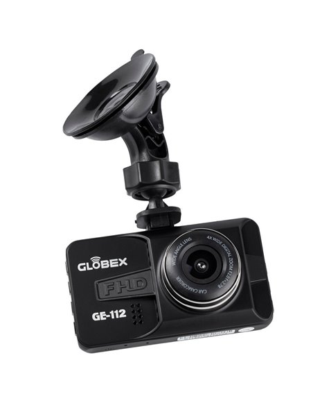 Cameră auto DVR Globex GE-112, Full-HD 1080P, Negru