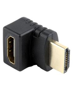 Видеоадаптер Cablexpert A-HDMI270-FML, HDMI (M) - HDMI (F), Чёрный