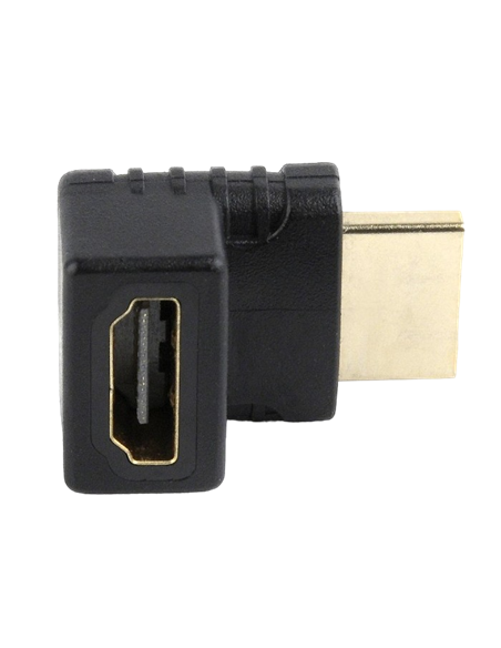 Видеоадаптер Cablexpert A-HDMI270-FML, HDMI (M) - HDMI (F), Чёрный