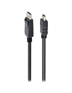 Видео кабель Cablexpert CC-DP-HDMI-5M, DisplayPort (M) - HDMI (M), 5м, Чёрный