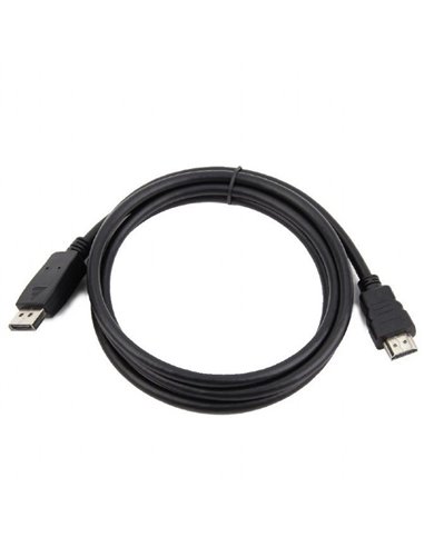 Видео кабель Cablexpert CC-DP-HDMI-5M, DisplayPort (M) - HDMI (M), 5м, Чёрный