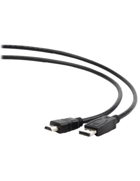 Видео кабель Cablexpert CC-DP-HDMI-5M, DisplayPort (M) - HDMI (M), 5м, Чёрный