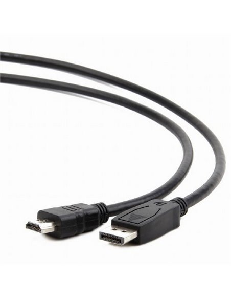 Видео кабель Cablexpert CC-DP-HDMI-5M, DisplayPort (M) - HDMI (M), 5м, Чёрный