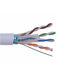 Cable  UTP  Cat.5E, 24awg 4X2X1/0.50, STRANDED, CCA, 305M, APC Electronic