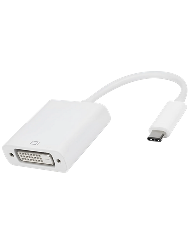 Adaptor Video APC Electronic APC-631001, Type-C - DVI-D (F), 0,1m, Alb