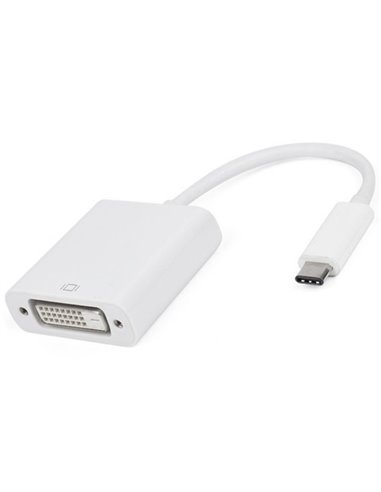 Adaptor Video APC Electronic APC-631001, Type-C - DVI-D (F), 0,1m, Alb