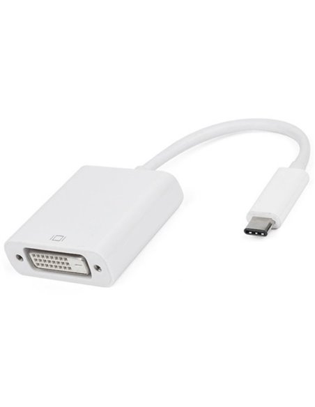 Adaptor Video APC Electronic APC-631001, Type-C - DVI-D (F), 0,1m, Alb