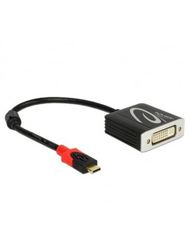 Adaptor Video APC Electronic APC-631003, Type-C - DVI-D (F), 0,1m, Negru