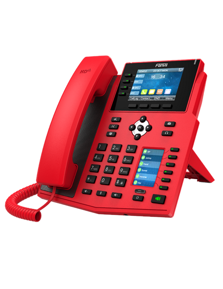 Telefon IP Fanvil X5U-R, Roșu