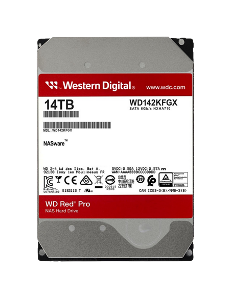 Unitate HDD Western Digital WD Red Pro, 3.5", 14 TB WD142KFGX