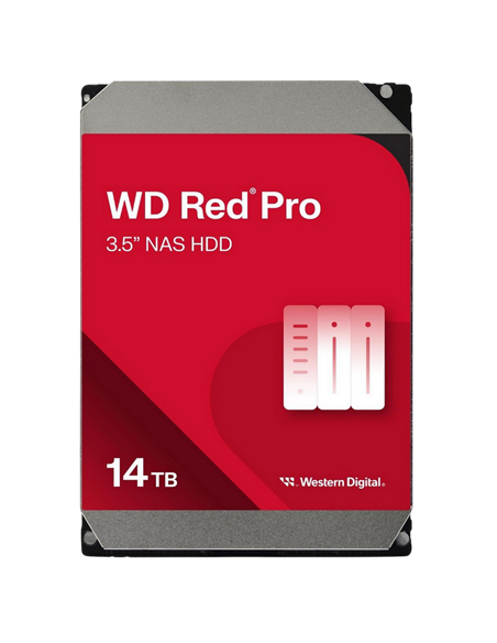 Жесткий диск Western Digital WD Red Pro, 3.5", 14 ТБ <WD142KFGX>
