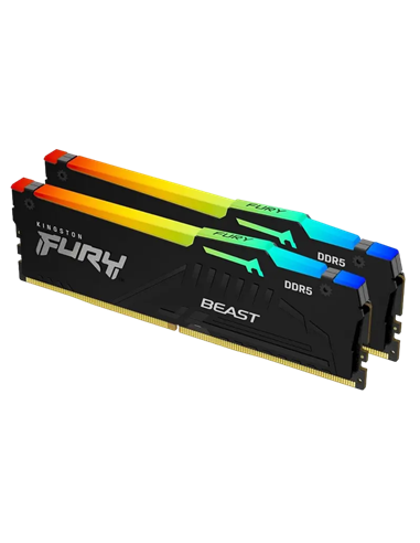 Memorie RAM Kingston FURY Beast RGB, DDR4 SDRAM, 3600 MHz, 16GB, KF436C17BB2AK2/16