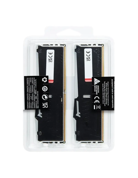 Memorie RAM Kingston FURY Beast RGB, DDR4 SDRAM, 3600 MHz, 16GB, KF436C17BB2AK2/16
