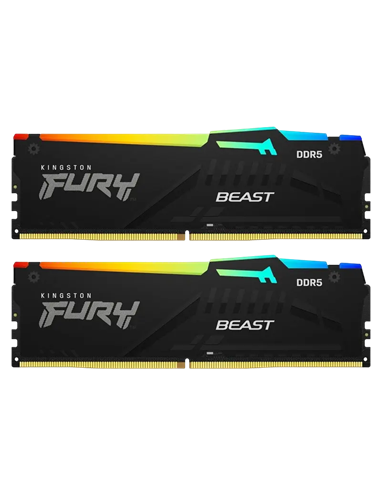 Оперативная память Kingston FURY Beast RGB, DDR4 SDRAM, 3600 МГц, 16 ГБ, KF436C17BB2AK2/16