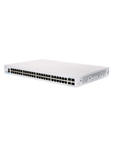 Switch de rețea Cisco CBS250-48T, 48x 10/100/1000 Mbps, 4x SFP