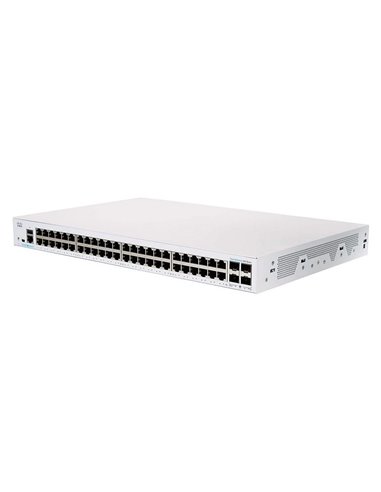 Сетевой коммутатор Cisco CBS250-48T, 48x 10/100/1000 Мбит/с, 4x SFP