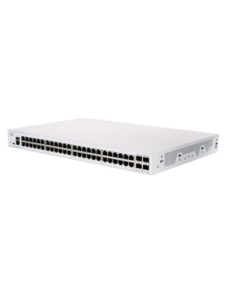 Switch de rețea Cisco CBS250-48T, 48x 10/100/1000 Mbps, 4x SFP