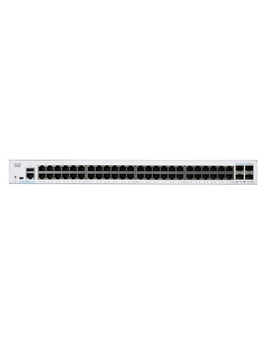 Сетевой коммутатор Cisco CBS250-48T, 48x 10/100/1000 Мбит/с, 4x SFP