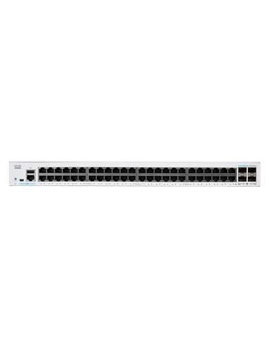 Сетевой коммутатор Cisco CBS250-48T, 48x 10/100/1000 Мбит/с, 4x SFP