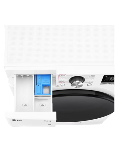 Mașină de spălat LG F2WR709S2W, 9kg, Alb