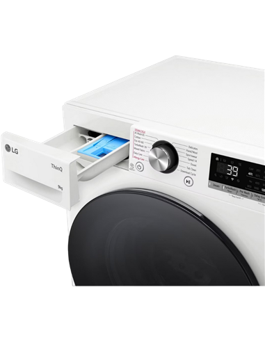 Стиральная машина LG F2WR709S2W, 9кг, Белый