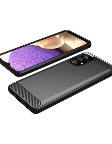 Чехол книжка Cellularline Book Case 3 - Galaxy A32 4G, Чёрный