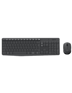 Клавиатура и мышь Logitech MK235, Беспроводное, Grey