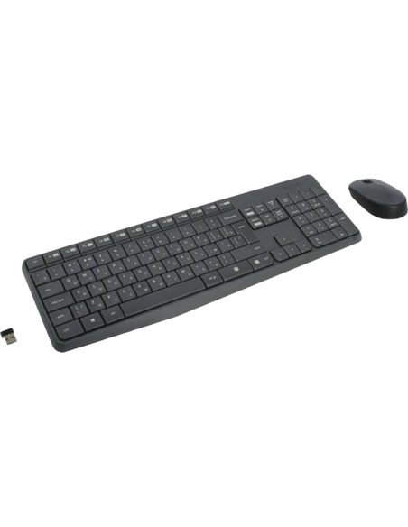 Клавиатура и мышь Logitech MK235, Беспроводное, Grey