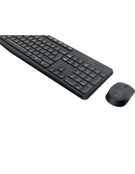 Клавиатура и мышь Logitech MK235, Беспроводное, Grey