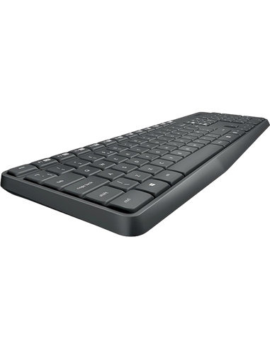 Клавиатура и мышь Logitech MK235, Беспроводное, Grey