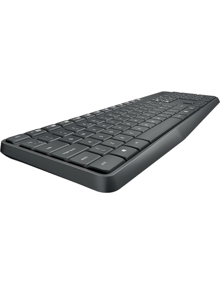 Set Tastatură + Mouse Logitech MK235, Fără fir, Grey
