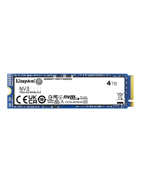 Накопитель SSD Kingston NV3, 4096Гб, SNV3S/4000G