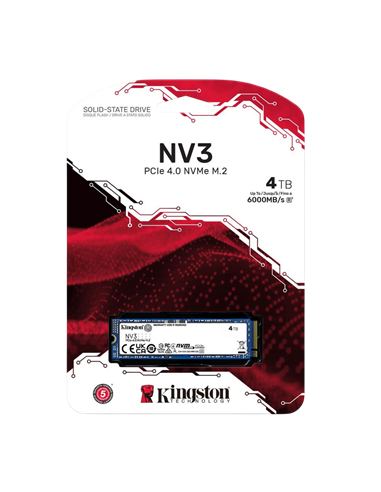 Накопитель SSD Kingston NV3, 4096Гб, SNV3S/4000G