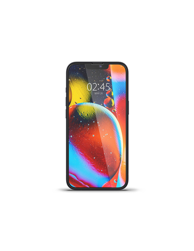 Защитное стекло Spigen iPhone 14 Plus, Glass FC, Чёрный