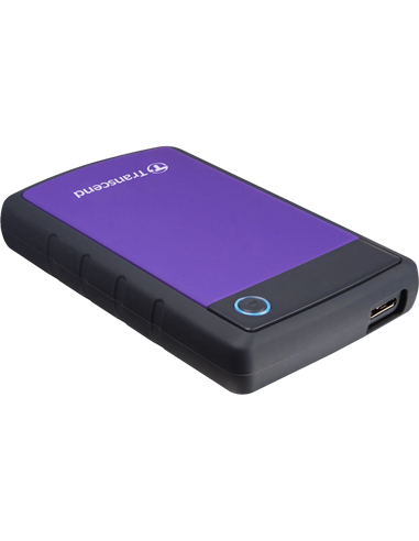 HDD portabil extern Transcend StoreJet 25H3P, 2 TB, Purple (TS2TSJ25H3P)