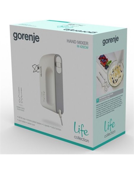 Миксер ручной Gorenje M420CW, Белый