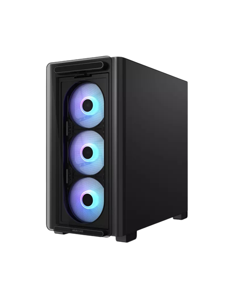 Carcasă PC ASUS A23 PLUS TG ARGB, Mini-Tower, Negru