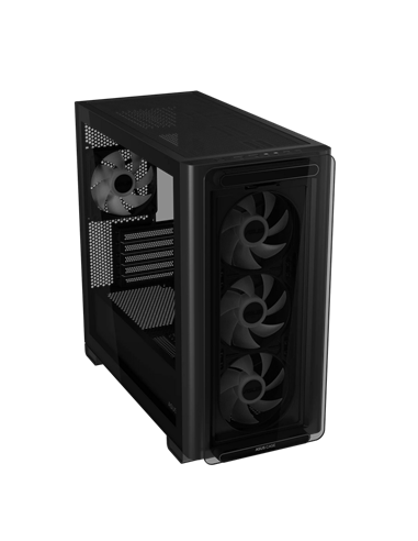 Компьютерный корпус ASUS A23 PLUS TG ARGB, Mini-Tower, Чёрный