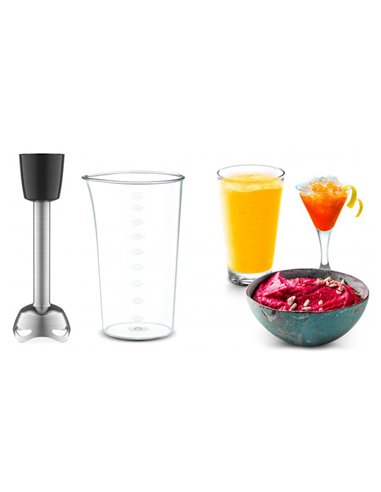 Mixer Manual Tefal HT-652538, Rosu | Negru