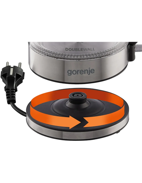 Электрочайник Gorenje K17GDW, Чёрный