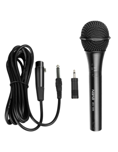 Microfon Karaoke SVEN MK-100, Cu fir, Negru